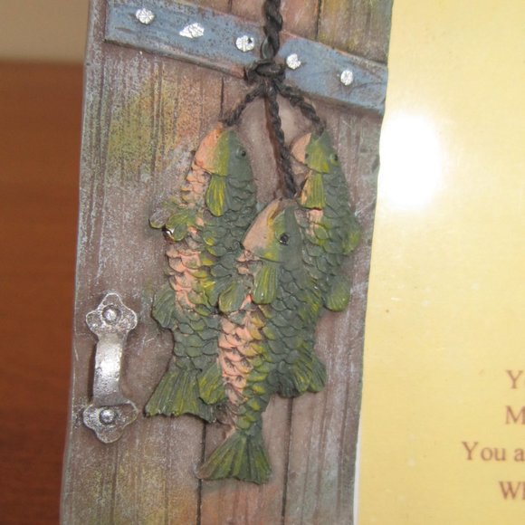 Fishing cabin retreat picture frame-fishing + Dog Lover’s angel mug, pet love - Picture 3 of 10